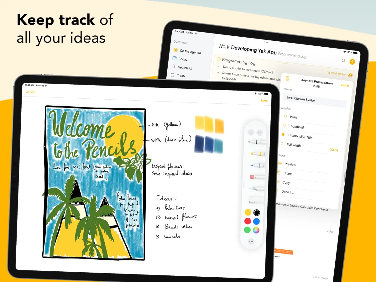 Agenda — iPad スクリーンショット 5