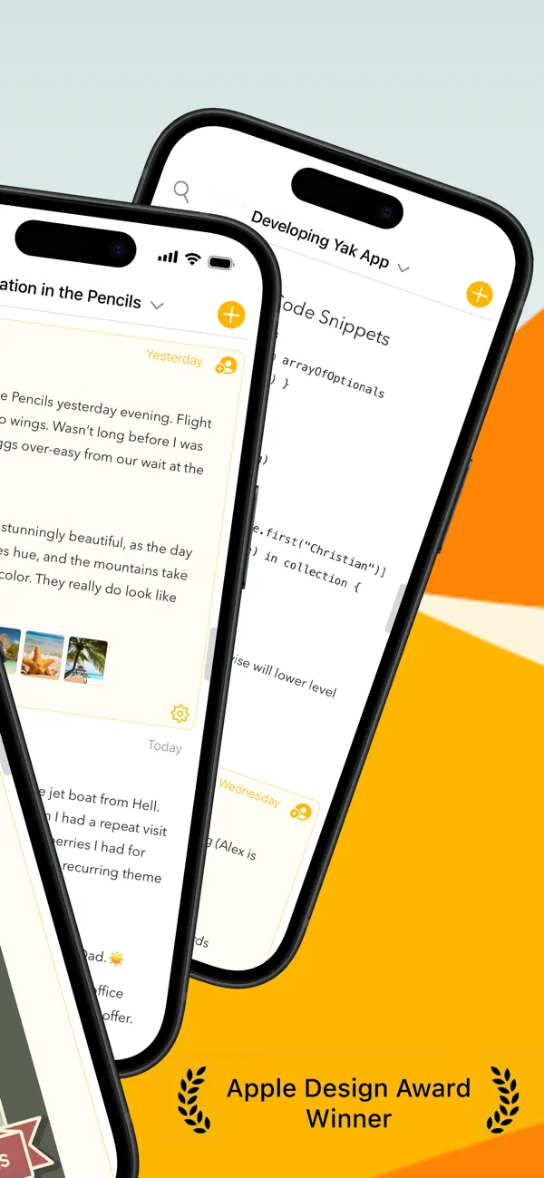 Agenda — iPhone screenshots 2