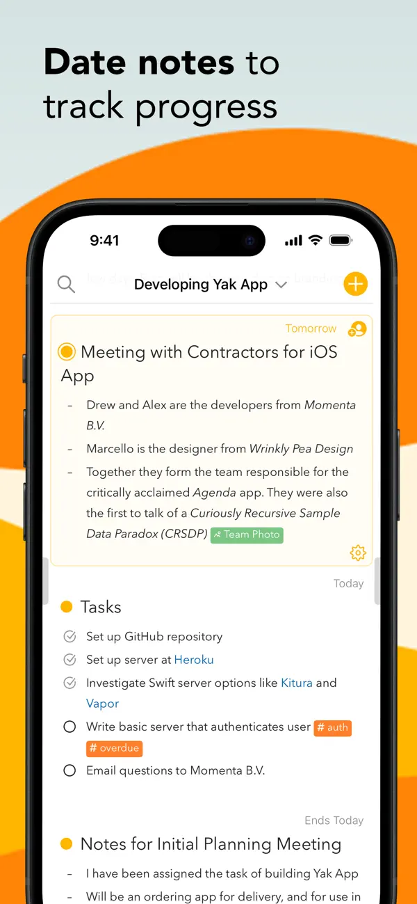 Agenda — iPhone スクリーンショット 3