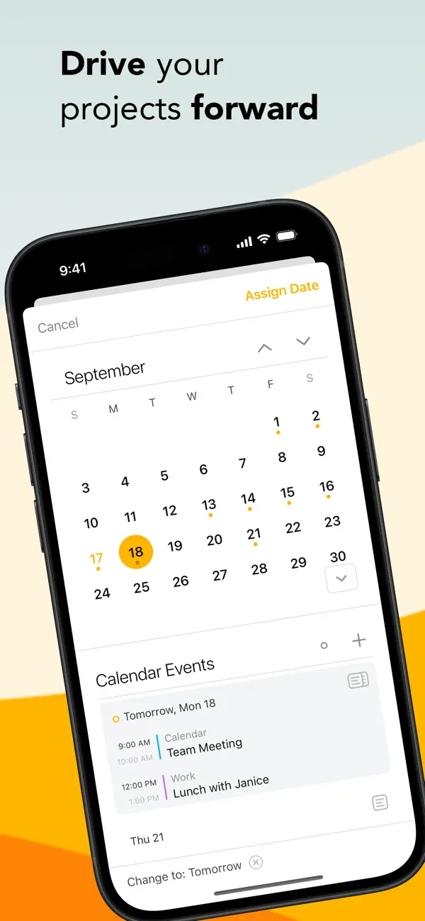 Agenda — iPhone screenshots 5
