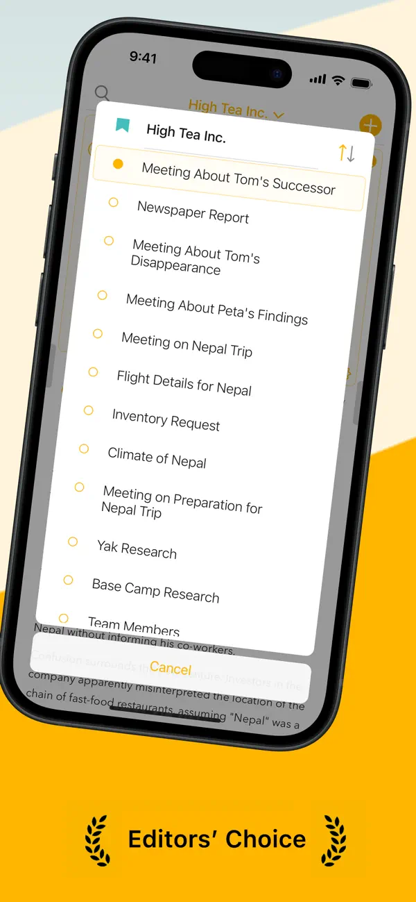 Agenda — iPhone screenshots 6