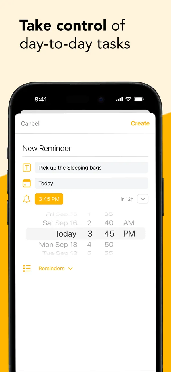 Agenda — iPhone screenshots 7