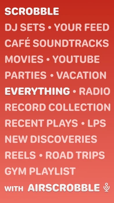 AirScrobble for Last.fm — iPhone スクリーンショット 1