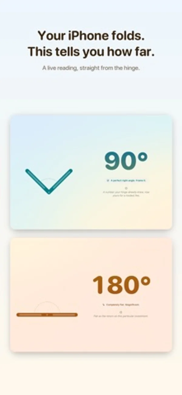 Ajar: Hinge Angle — iPhone screenshots 1
