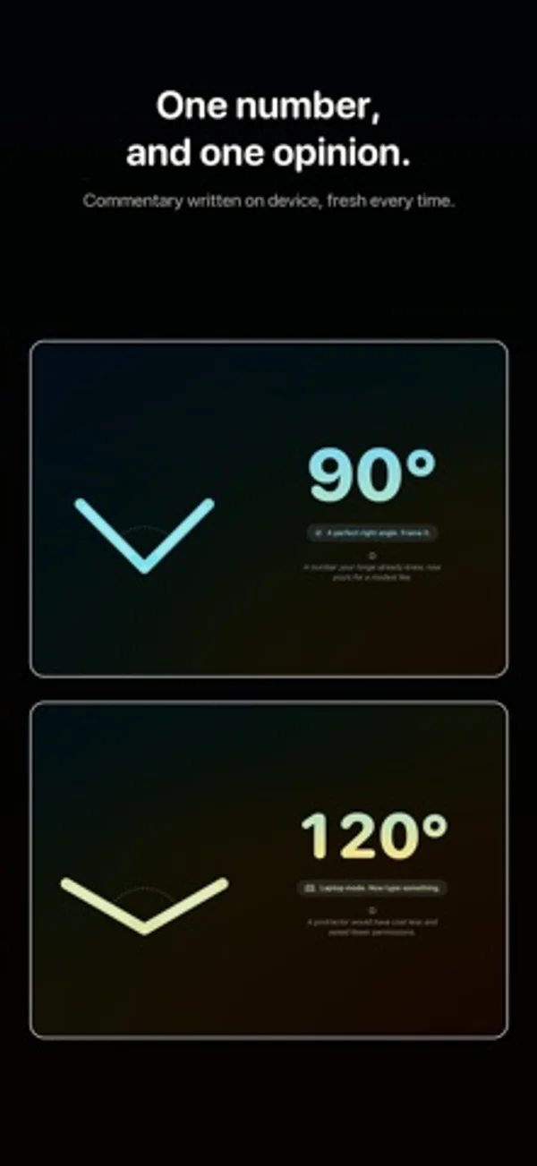 Ajar: Hinge Angle — iPhone screenshots 2