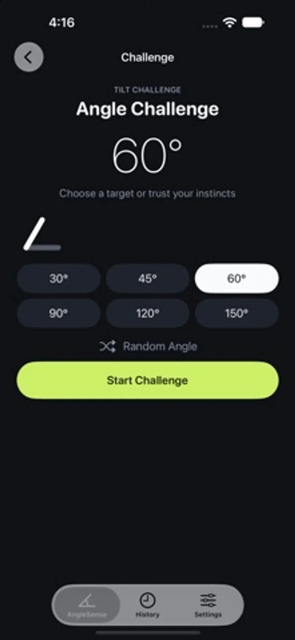 AngleSense — iPhone screenshots 2