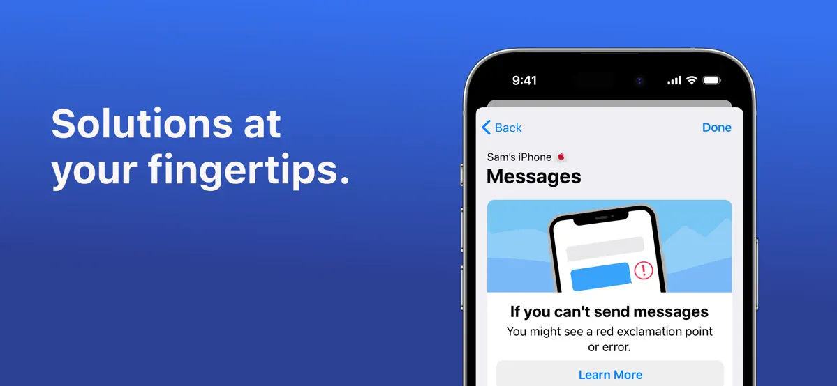 Apple Support — iPhone screenshots 2