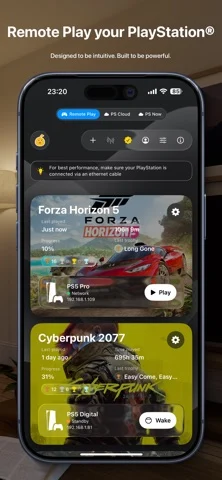 Asobi: Remote Play — iPhone スクリーンショット 1