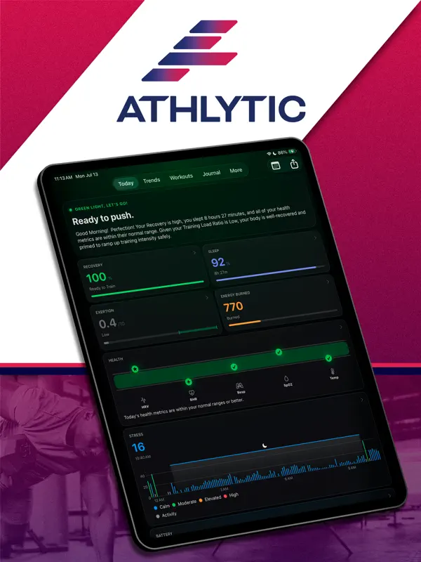 Athlytic — iPad screenshots 1