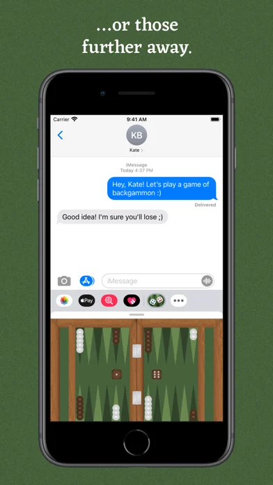 Backgammon with Buddies — iPhone スクリーンショット 2