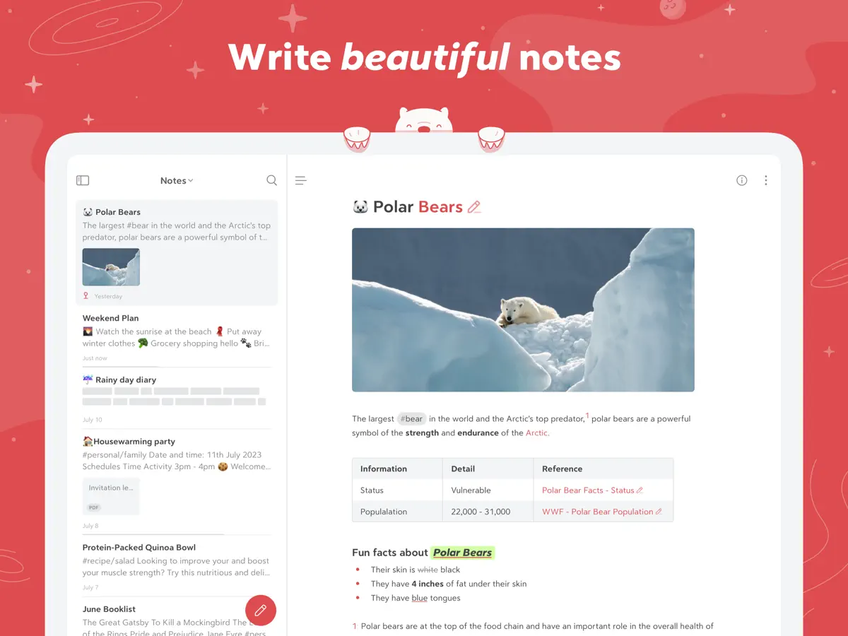 Bear — iPad screenshots 1