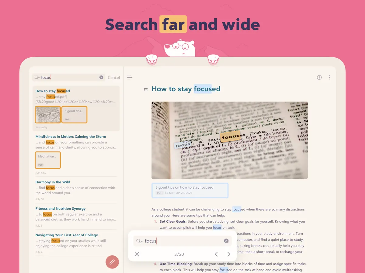 Bear — iPad screenshots 5