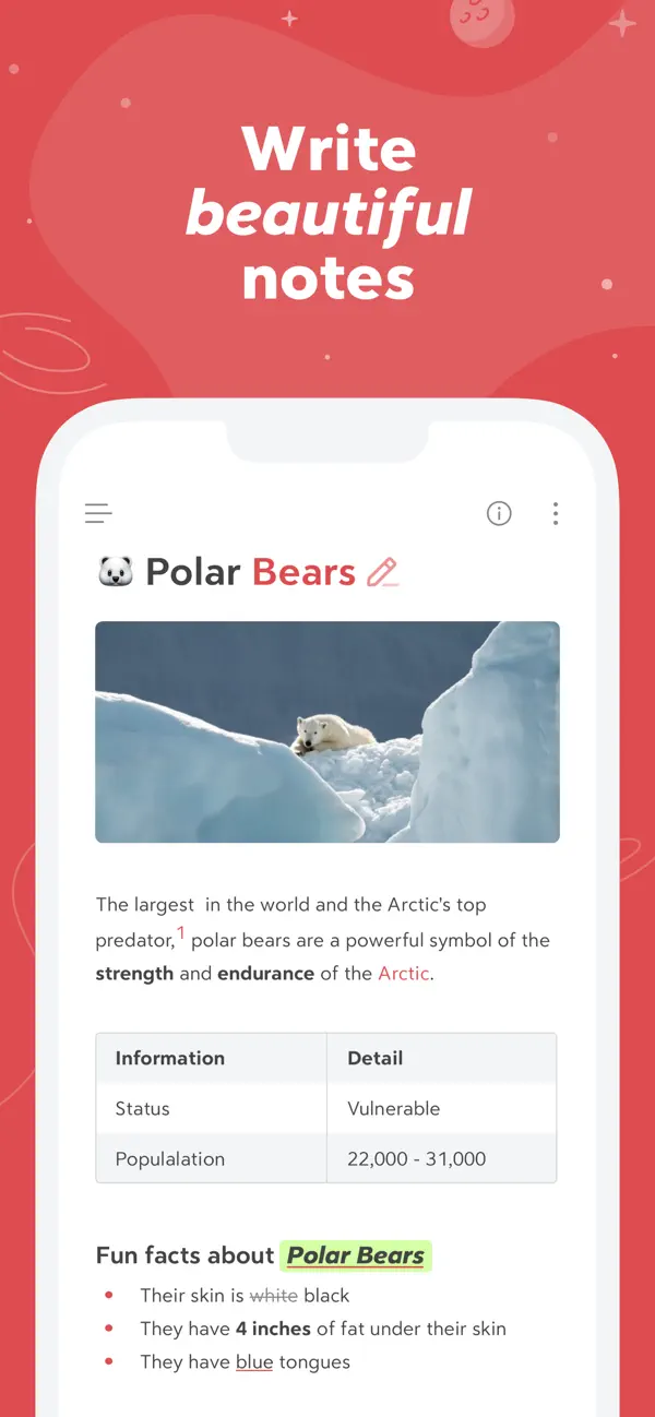 Bear — iPhone screenshots 1