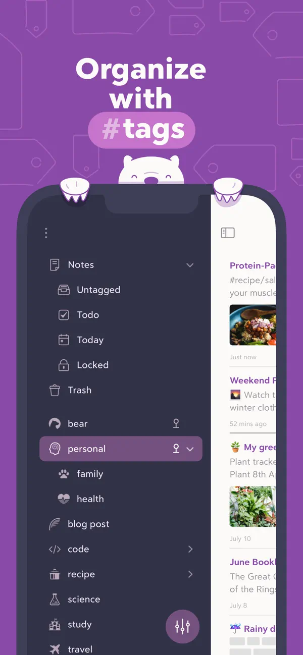 Bear — iPhone screenshots 2