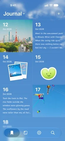 Ben Journal Digital Diary — iPhone screenshots 1