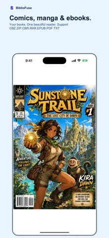 BiblioFuse Reader & Compress — iPhone スクリーンショット 1