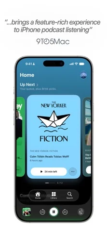 Brink: Podcast Player — iPhone 스크린샷 1