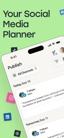 Buffer: Plan & Schedule Posts — iPhone screenshots 1