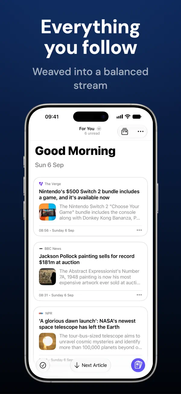 Bulletin — iPhone screenshots 1