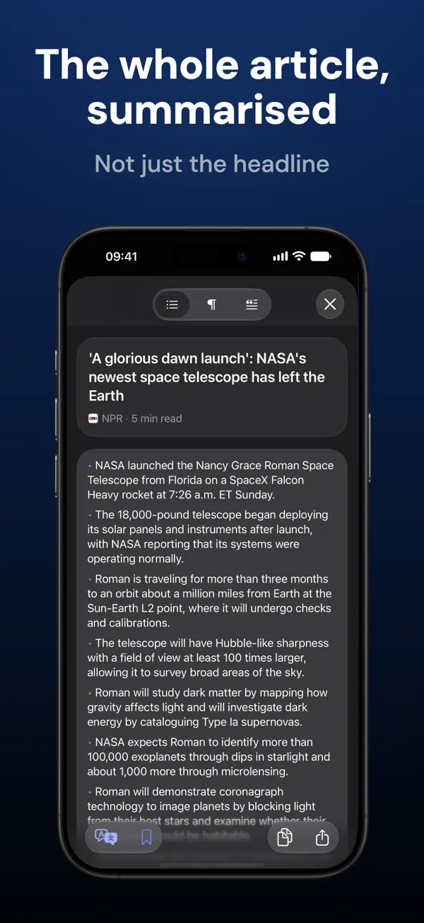 Bulletin — iPhone screenshots 2