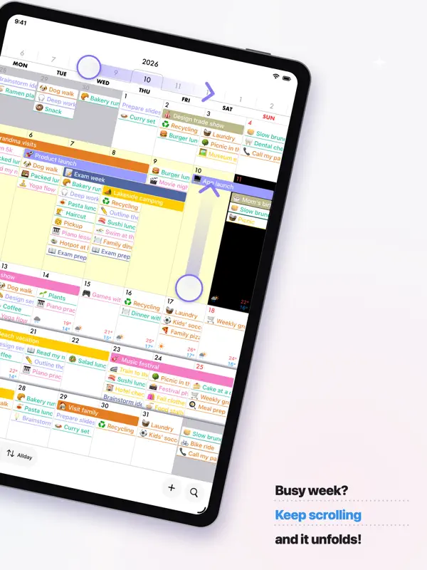 CalCal — iPad スクリーンショット 2
