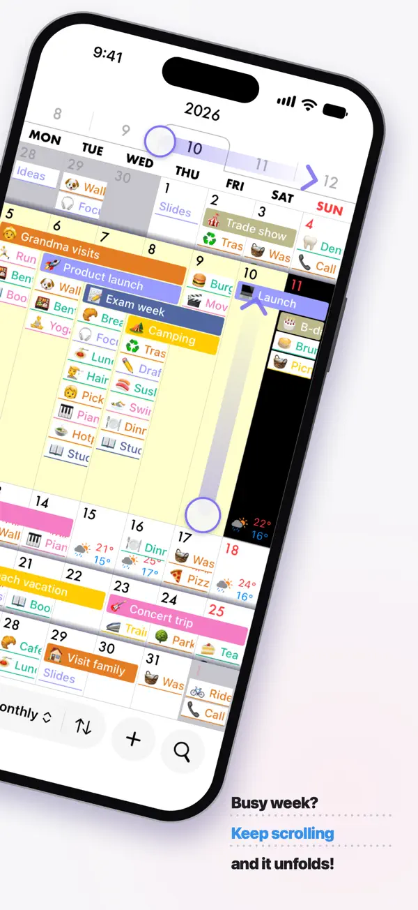 CalCal — iPhone screenshots 2