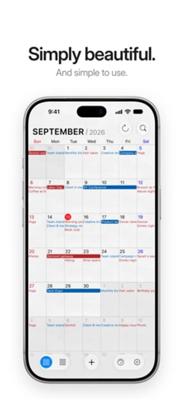 Calendar Op.2: Planner & Diary — iPhone screenshots 1