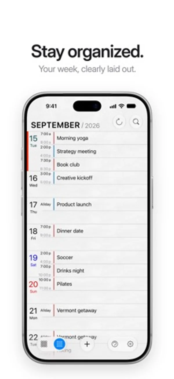 Calendar Op.2: Planner & Diary — iPhone screenshots 2