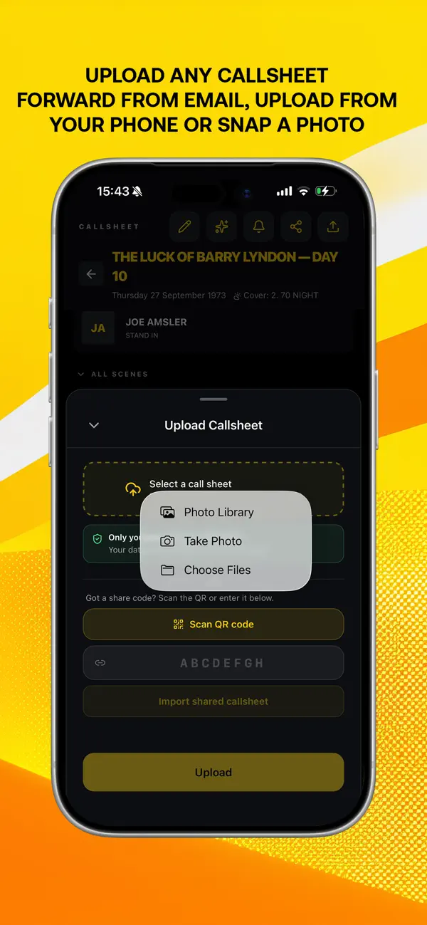 Callsheet Pro — iPhone スクリーンショット 3