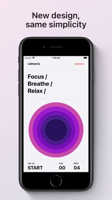 Calmaria — iPhone screenshots 1