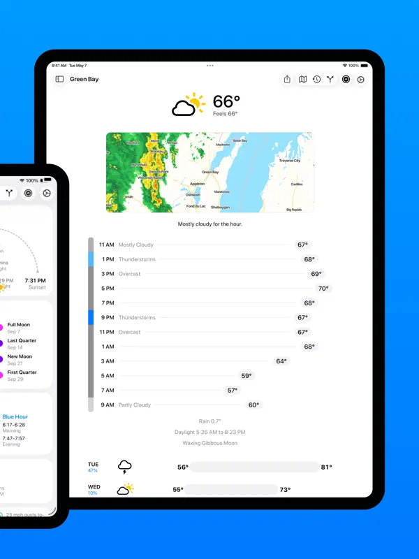 CARROT Weather — iPad screenshots 2