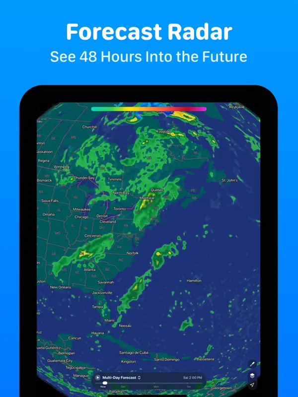 CARROT Weather — iPad 截图 3