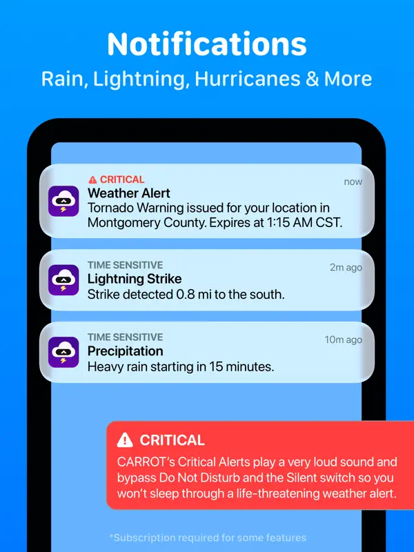 CARROT Weather — iPad screenshots 4