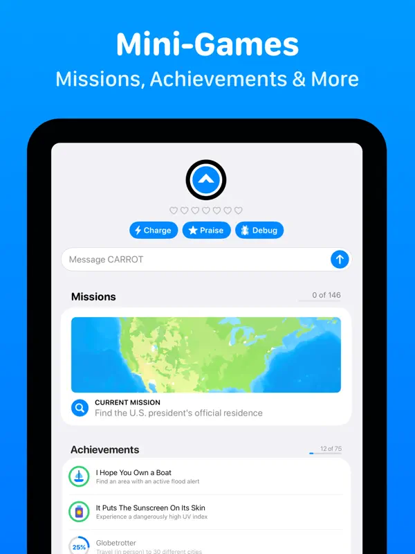 CARROT Weather — iPad screenshots 8