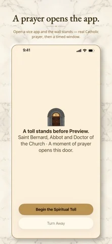 Catholic DeVice: App Blocker — iPhone 截图 1