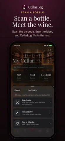 CellarLog Wine Cellar Manager — iPhone スクリーンショット 2