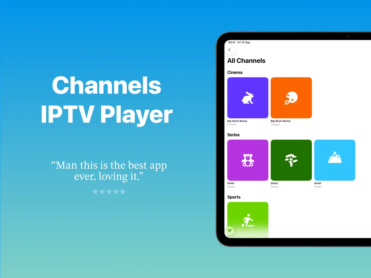 Channels Pro — iPad screenshots 1