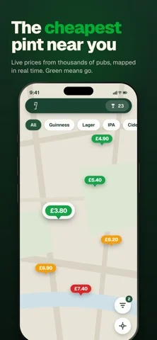CheapestPint — iPhone screenshots 1