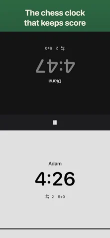 Chess Clock — Scoresheet — iPhone 스크린샷 1