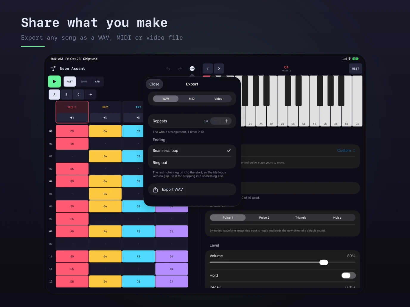 Chiptune — iPad screenshots 5