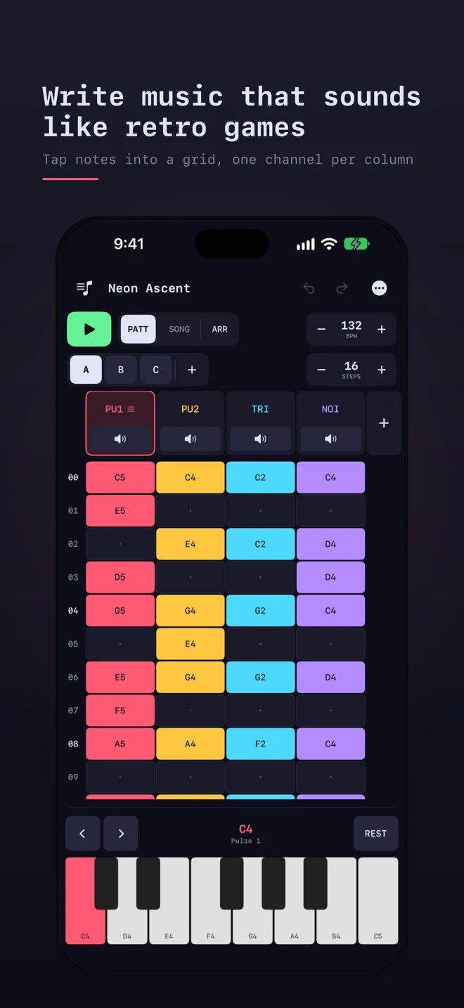 Chiptune — iPhone screenshots 1