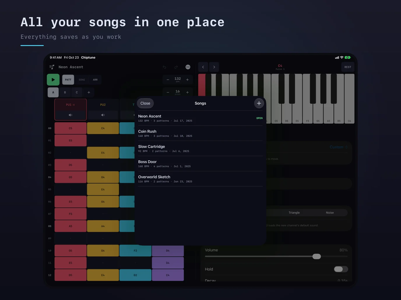 Chiptune — iPad screenshots 6