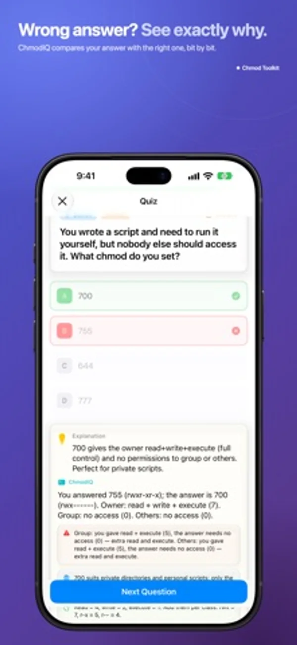 Chmod Toolkit — iPhone screenshots 2