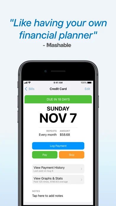 Chronicle - Bill Organizer — iPhone 스크린샷 2
