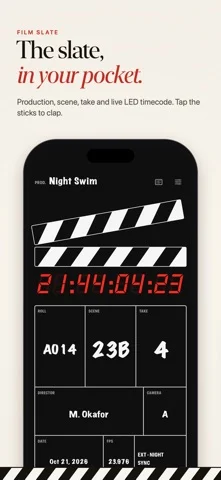 Clap: Film Slate — iPhone screenshots 1