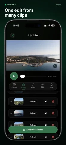 Clipsana: Video Effects — iPhone screenshots 1