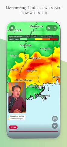 CNN Weather: Radar & Analysis — iPhone 스크린샷 2