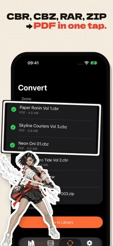ComicFlow - CBR & CBZ to PDF — iPhone 截图 2