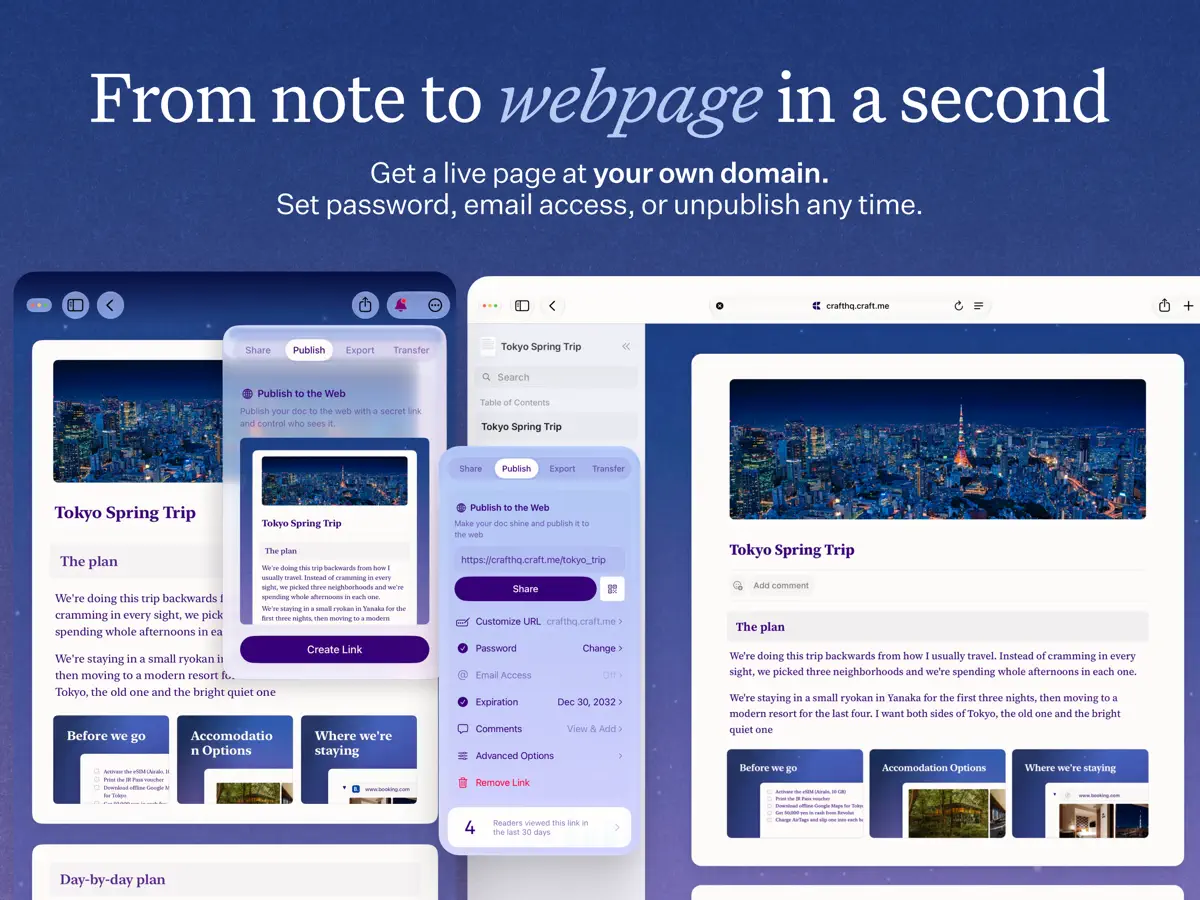 Craft — iPad screenshots 4
