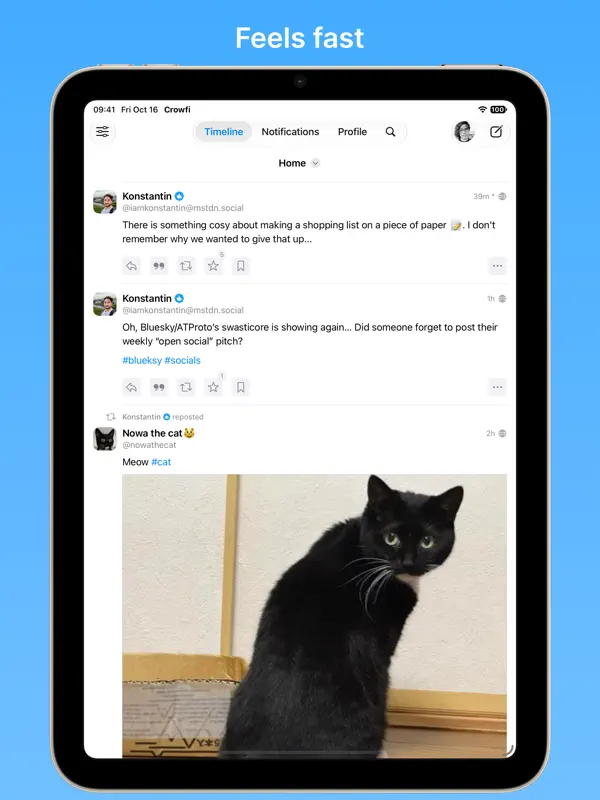 Crowfi — iPad スクリーンショット 1